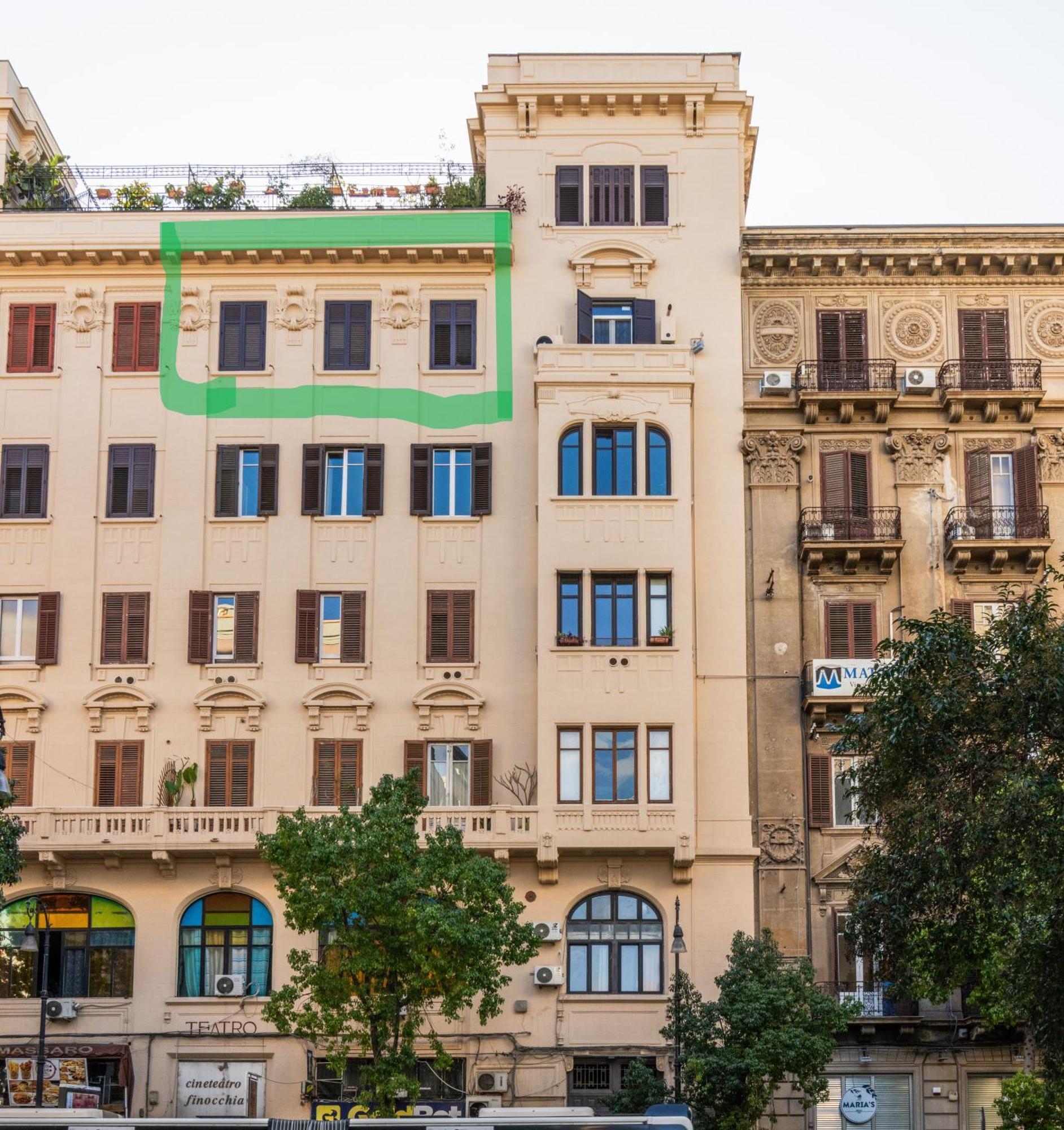 Ai Quattro Canti Di Citta Palermo Bagian luar foto